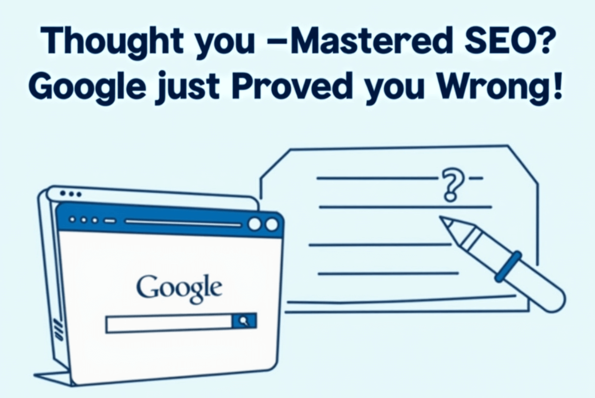 Thought You Mastered SEO Google Just Proved You Wrong